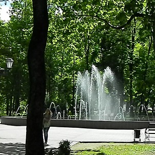 Фонтан в парке Блонье в Смоленске